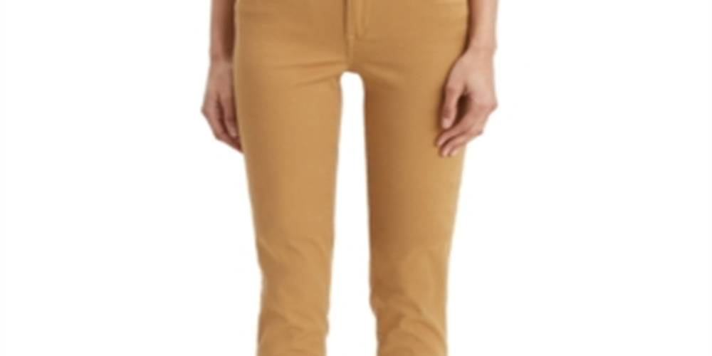 Calça jeans skinny clássica feminina Levi's marrom tamanho 16