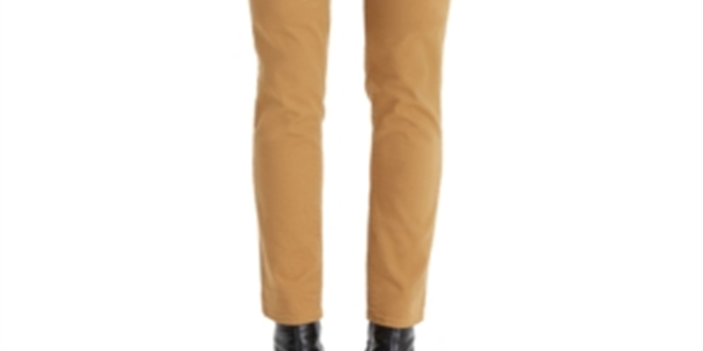 Calça jeans skinny clássica feminina Levi's marrom tamanho 16