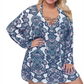 Moletom com capuz feminino Raisins Curve Trendy Plus Golden Hour Alba, branco, tamanho 1X