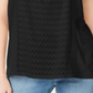 Camiseta feminina com estampa mista Style &amp; Co., preta, tamanho pequeno