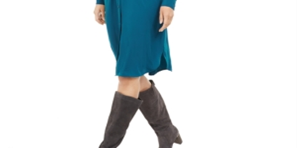 Vestido camisa feminino Alfani com amarração frontal, verde, tamanho 6, pequeno