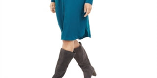 Vestido camisa feminino Alfani com amarração frontal, verde, tamanho 6, pequeno