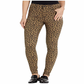 Calça jeans Levi's feminina super skinny de cintura alta com estampa de leopardo, tamanho leopardo dourado, 31x30