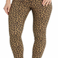Calça jeans Levi's feminina super skinny de cintura alta com estampa de leopardo, tamanho leopardo dourado, 31x30