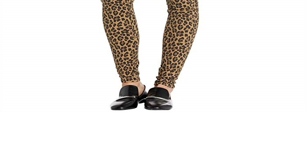 Calça jeans Levi's feminina super skinny de cintura alta com estampa de leopardo, tamanho leopardo dourado, 31x30