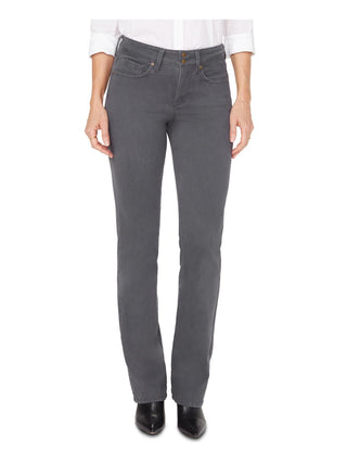 NYDJ Women's Marilyn Straight Jeans in Vintage Pewter Regular Gray Size 2