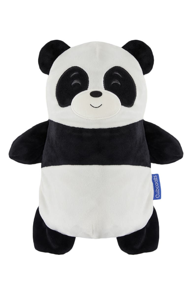Cubcoats Papo The Panda 2 em 1 com capuz e pelúcia macia, preto e branco, unissex