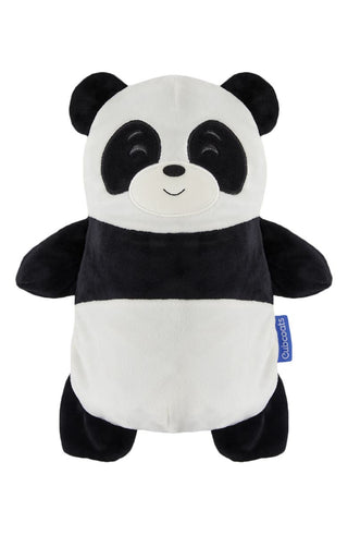 Cubcoats Papo The Panda 2 em 1 com capuz e pelúcia macia, preto e branco, unissex