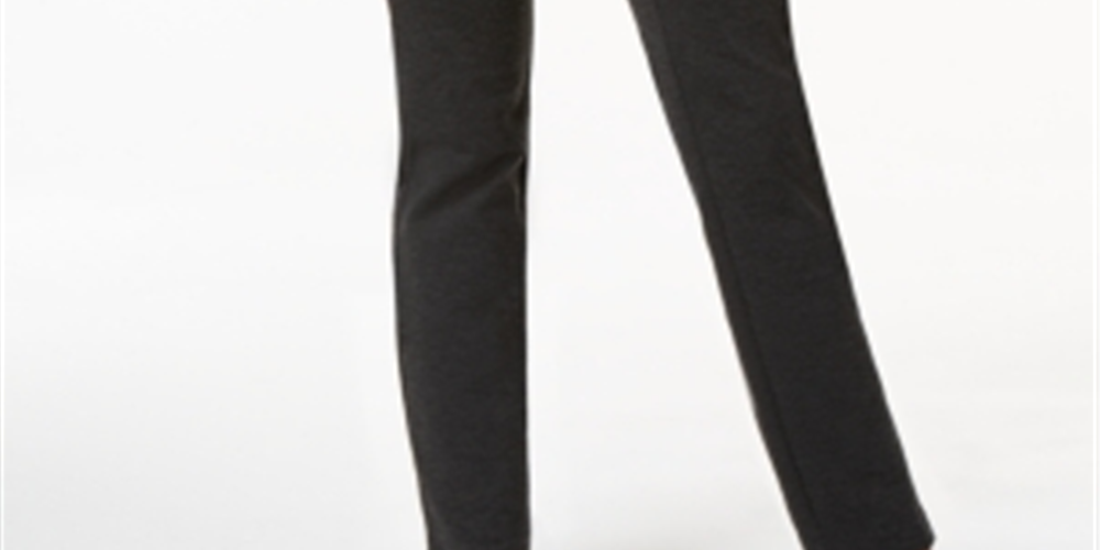 Calça feminina de malha mesclada Charter Club, cinza, tamanho 16X3