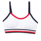 Sutiã esportivo sem costura Tommy Hilfiger para meninas, com bandeira em relevo, tamanho 8-10