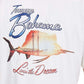 Camisa Tommy Bahama Marlin Sunset Masculina Branca Tamanho Grande