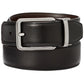 Perry Ellis Cinto social reversível Annable de couro masculino, preto, tamanho 32