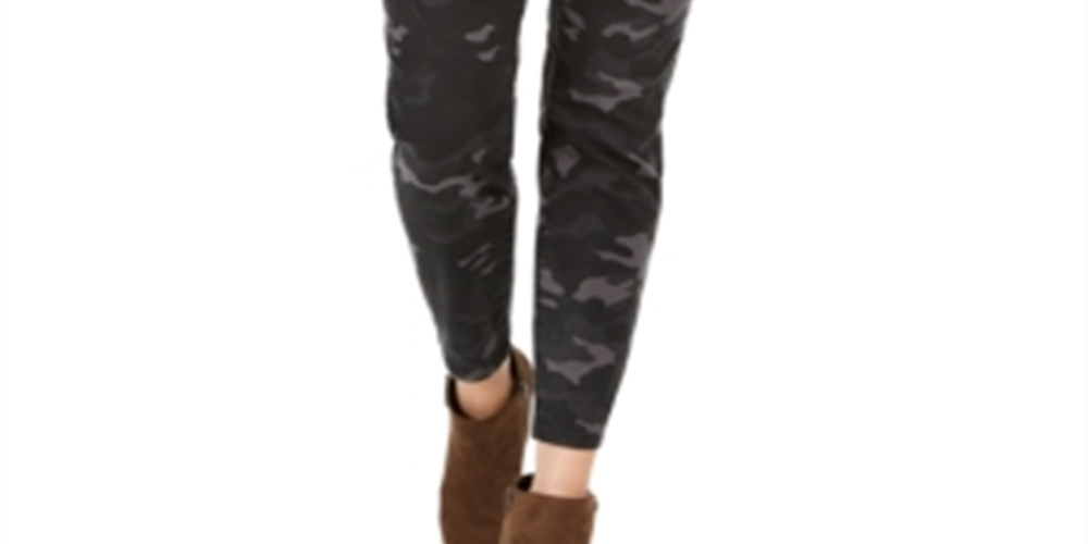 Calça jeans skinny curvilínea estampada feminina Style &amp; Co, cinza, tamanho 4