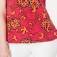 Blusa feminina sem mangas estampada Charter Club, rosa, tamanho pequeno