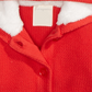First Impressions Unissex Bebê Forro Faux Sherpa Com Capuz Vermelho Tamanho 12M