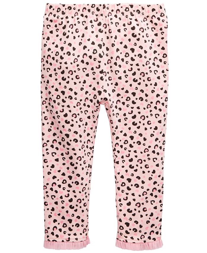 Leggings de tule com bainha para bebês meninas First Impressions, rosa, tamanho 3-6 meses