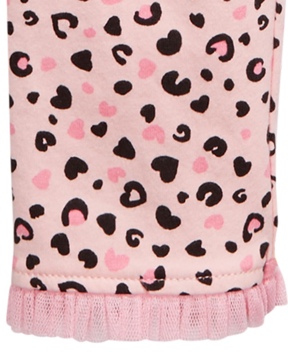 Leggings de tule com bainha para bebês meninas First Impressions, rosa, tamanho 3-6 meses