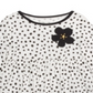 Túnica de algodão com estampa de bolinhas First Impressions para meninas, tamanho 2T, branca