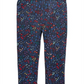 Leggings estampadas florais para bebês meninas First Impressions, pretas, tamanho 18 meses