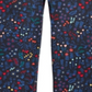 Leggings estampadas florais para bebês meninas First Impressions, pretas, tamanho 18 meses