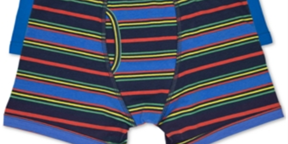 Calvin Klein Little &amp; Big Boys - Pacote com 2 Cuecas Boxer Azul Tamanho GG
