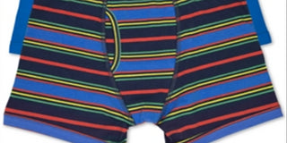 Calvin Klein Little &amp; Big Boys - Pacote com 2 Cuecas Boxer Azul Tamanho GG