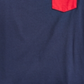 Camiseta infantil camuflada com bolso e blocos de cores, tamanho 4, azul, da Epic Threads