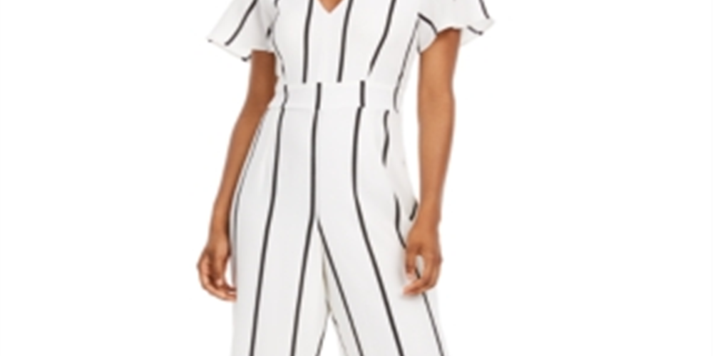 Macacão Crystal Doll Junior com decote em V, branco, tamanho 0