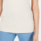 Camisa sem mangas feminina Maison Jules Cami Bege Tamanho P