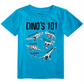 Camiseta infantil masculina Epic Threads Dinos 101 azul tamanho 3T