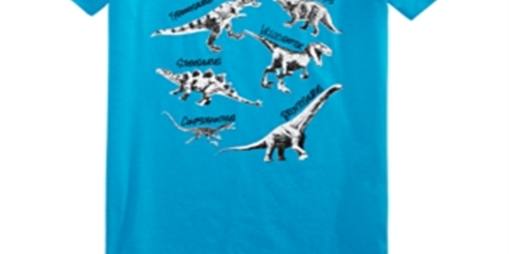Camiseta infantil masculina Epic Threads Dinos 101 azul tamanho 3T