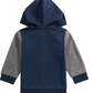 Jaqueta com capuz e patchwork First Impressions para meninos, vários tamanhos, azul, 12MOS