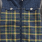 Jaqueta com capuz e patchwork First Impressions para meninos, vários tamanhos, azul, 12MOS