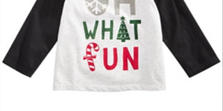 First Impressions Toddler Boy's What Fun Print T-Shirt Gray Size 3T
