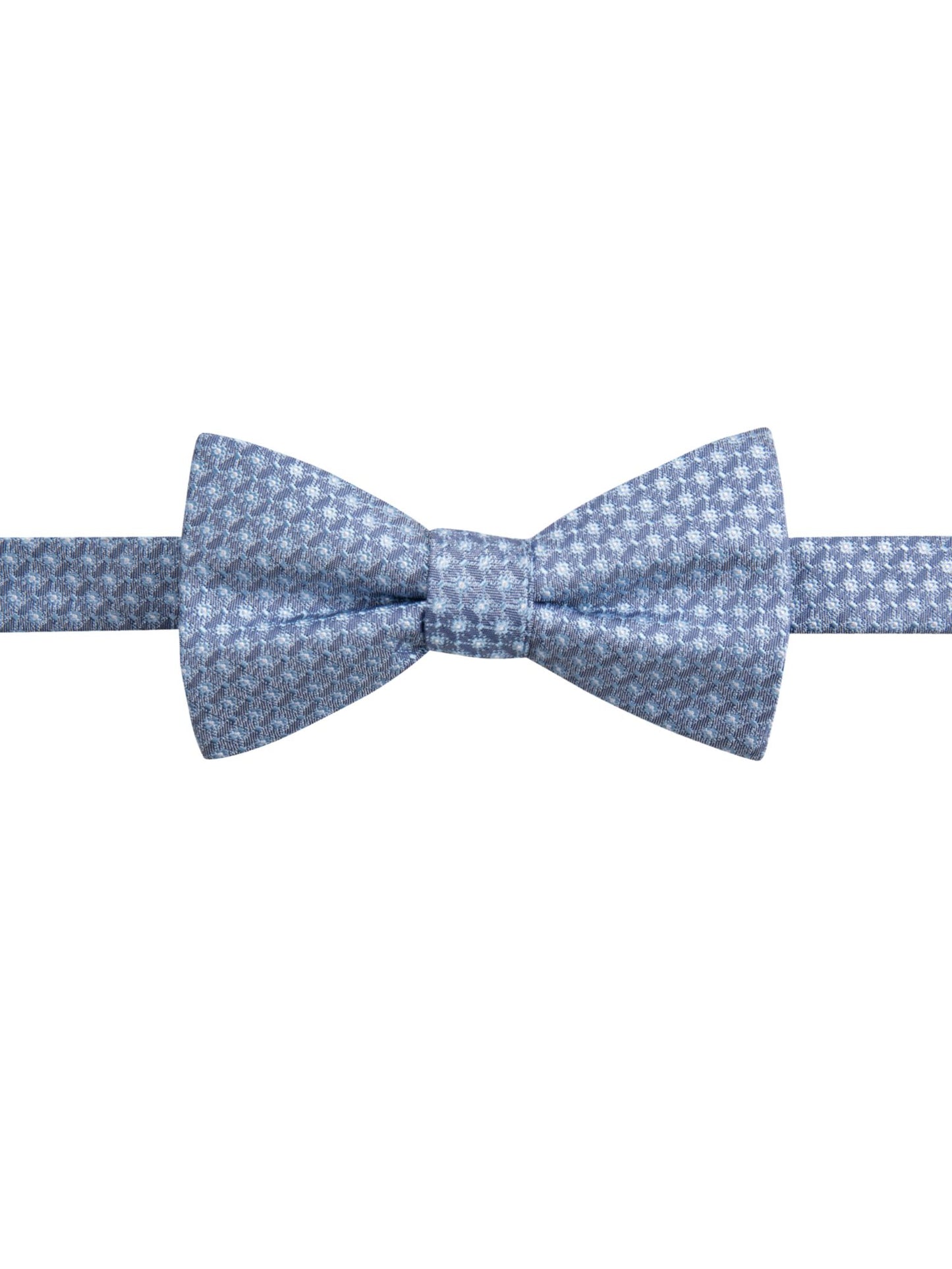 Gravata borboleta masculina Ryan Seacrest Neat Pre Tied, azul, tamanho único