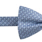 Gravata borboleta masculina Ryan Seacrest Neat Pre Tied, azul, tamanho único