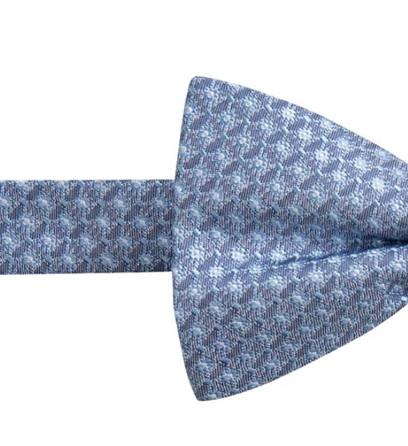 Gravata borboleta masculina Ryan Seacrest Neat Pre Tied, azul, tamanho único