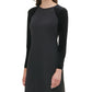 Vestido curto de veludo Tommy Hilfiger para coquetel e festa feminino, preto, tamanho 2, pequeno