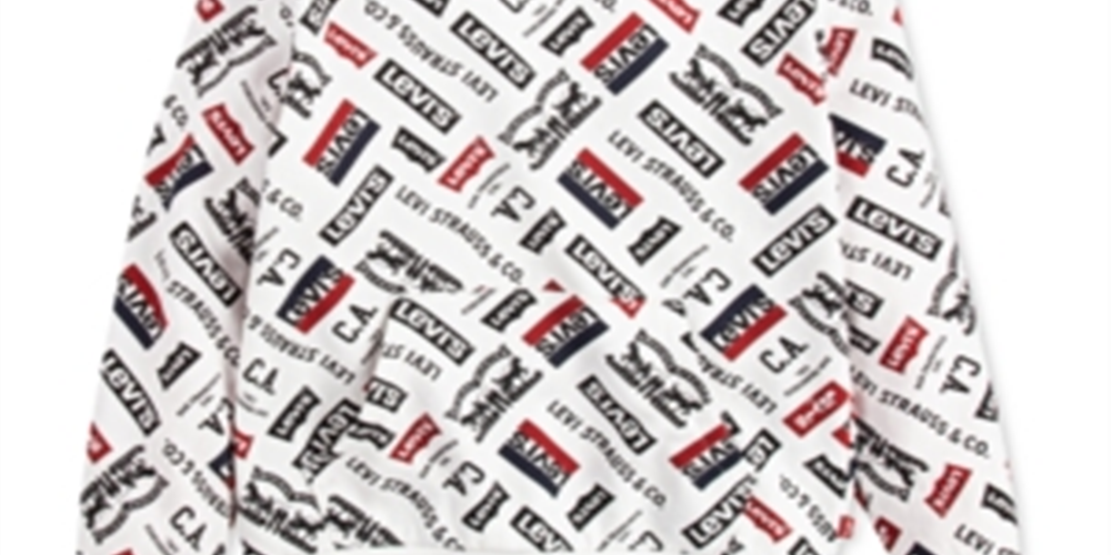 Moletom com capuz Levi's Little Boy's Fleece Logo, branco, tamanho 7