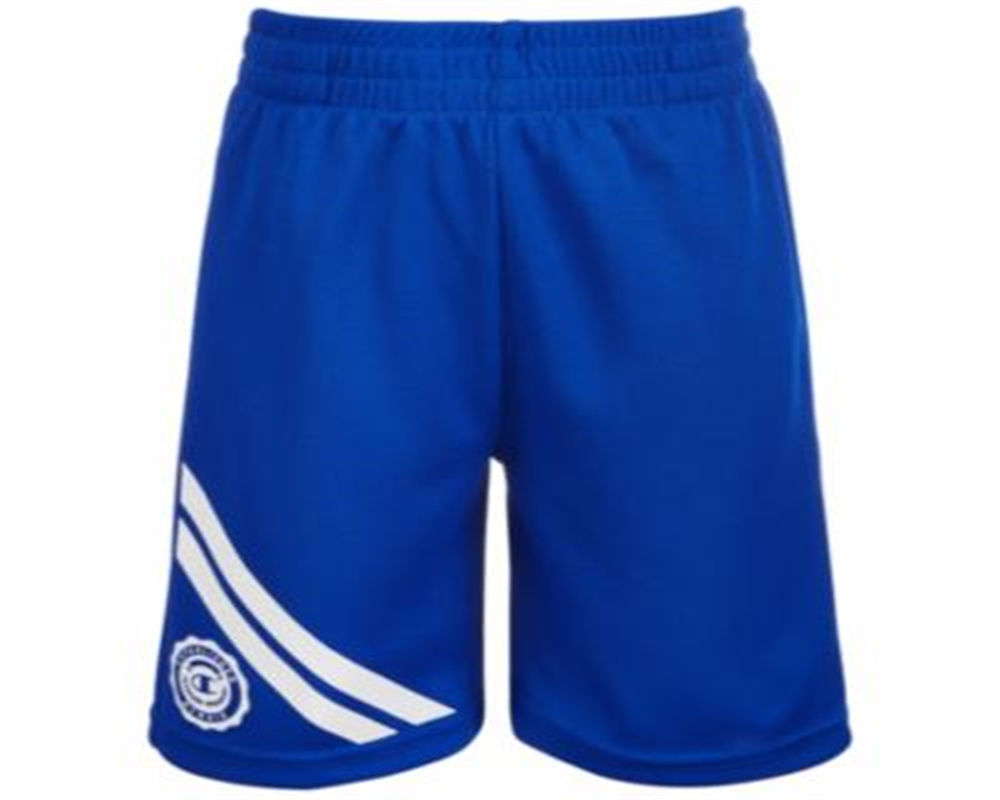 Shorts Champion Little Boys Crest - Azul Tamanho -6