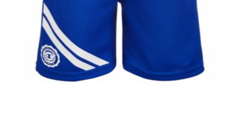 Shorts Champion Little Boys Crest - Azul Tamanho -6