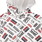 Moletom com capuz Levi's Boy's Fleece Logo, escolha o tamanho 6, branco