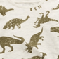Camiseta térmica infantil Epic Threads Dino para meninos, marrom, tamanho 7