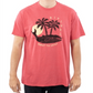 Camiseta masculina Rip Curl Monstro Graphic vermelha tamanho G