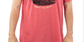 Camiseta masculina Rip Curl Monstro Graphic vermelha tamanho G