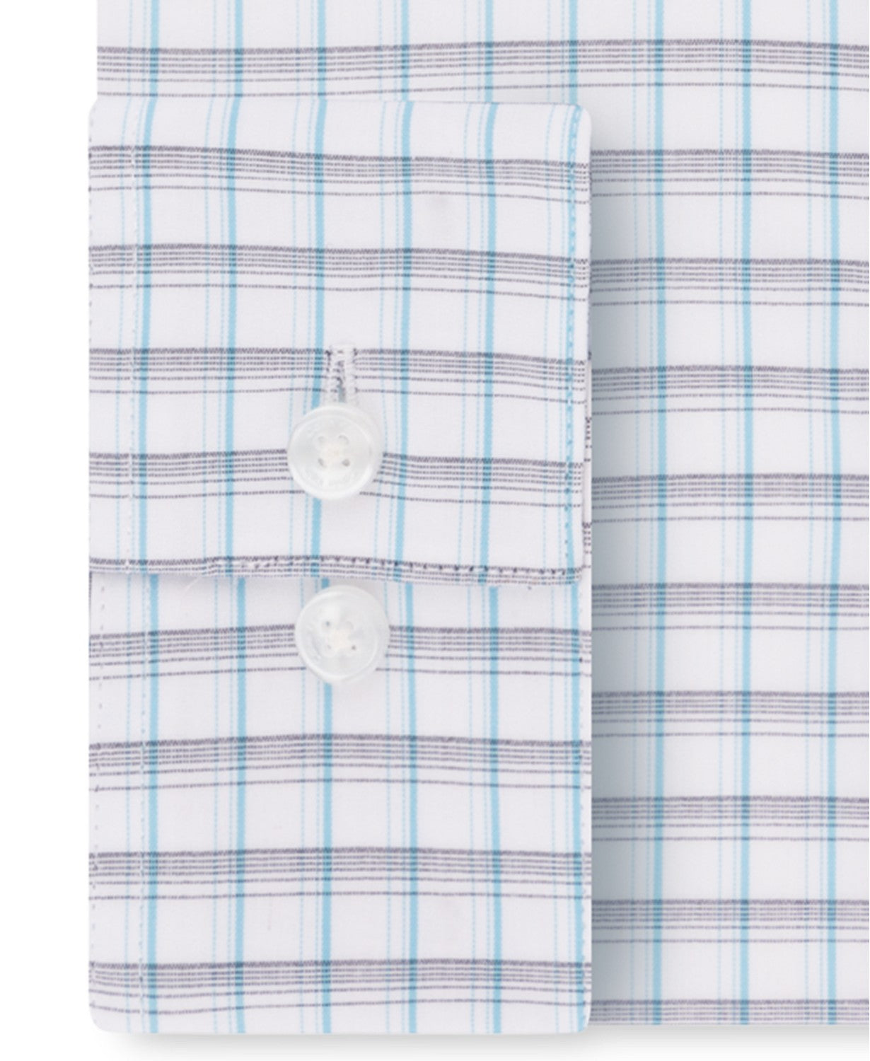 Camisa social masculina Calvin Klein com logo slim fit e gola elástica, azul, tamanho 17,5 x 34 x 35