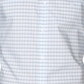 Camisa social masculina Calvin Klein com logo slim fit e gola elástica, azul, tamanho 17,5 x 34 x 35