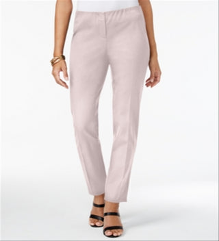 Calça skinny Hollywood feminina Alfani Bi Stretch Rosa Tamanho 6 Petite