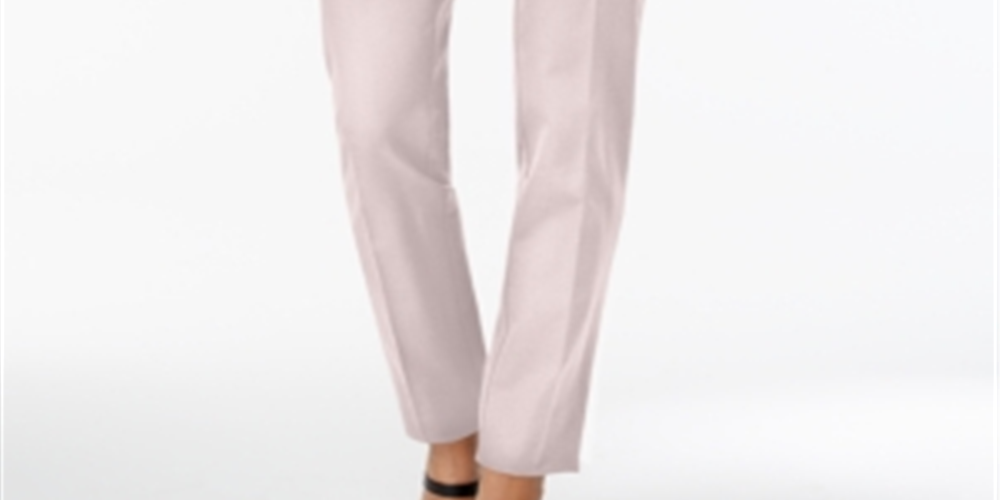 Calça skinny Hollywood feminina Alfani Bi Stretch Rosa Tamanho 6 Petite