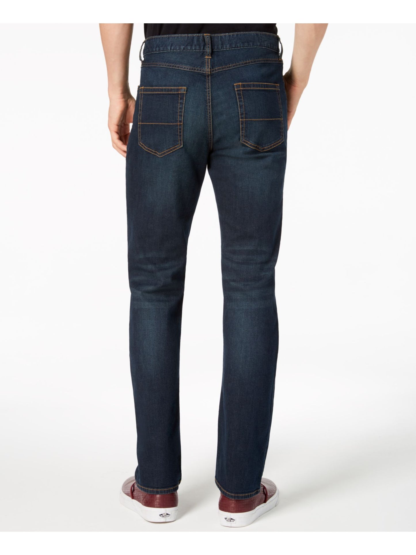 Calça jeans reta masculina American Rag azul tamanho 36x30